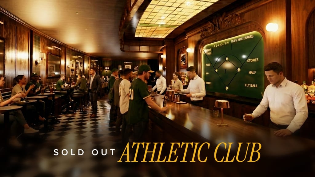 MLB.com editorial image for Athletics Athletics: A's Athletic Club Sells Out 17 Months Ahead of 2028 Ballpark Opening