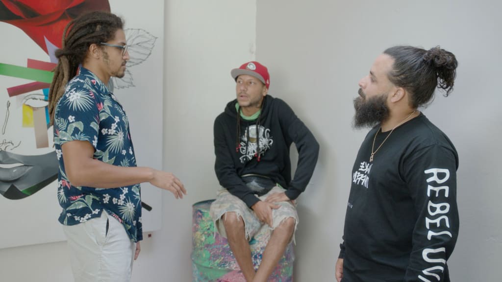 “Clemente x Siempre" features an appearance by Roberto Clemente's grandson, Roberto Luis Clemente (left).