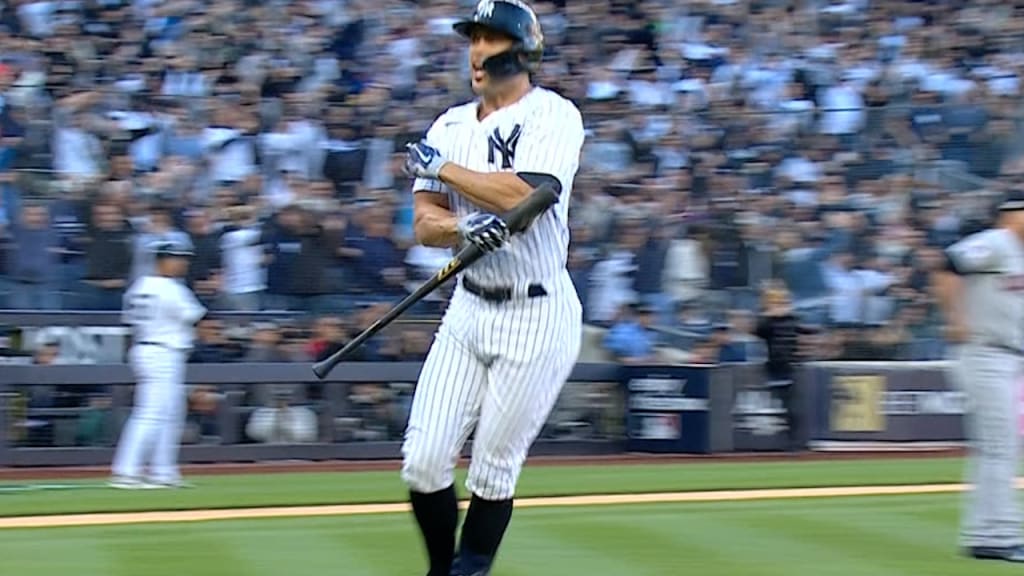 Giancarlo Stanton of Yankees hits home run at MLB All Star Game