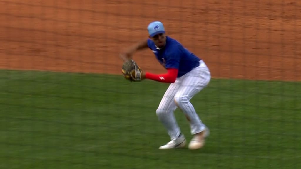 Christopher Morel's interesting day at third base