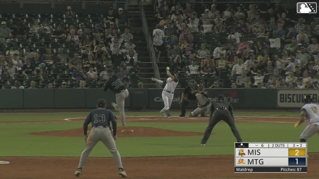 Hurston Waldrep's fifth and final strikeout