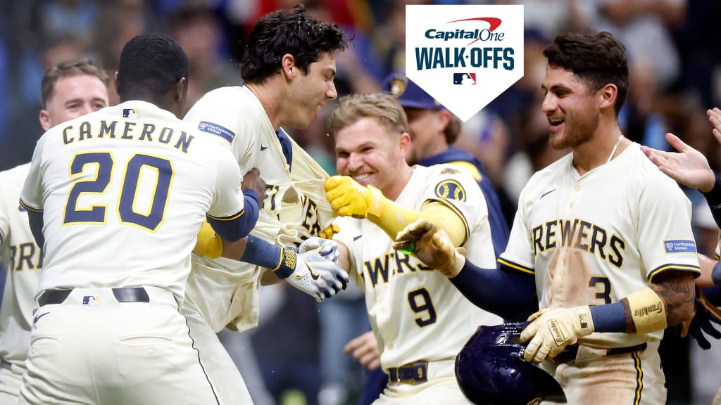 1st career walk-off home run for Yelich is a walk-off SLAM