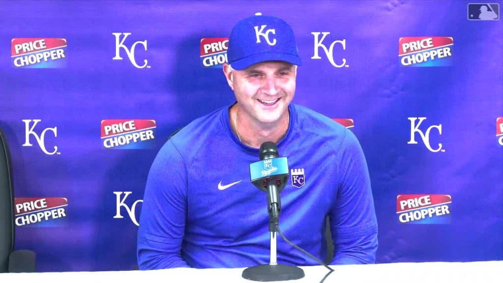 Why new Kansas City Royals manager Matt Quatraro had red eyes following  first MLB win