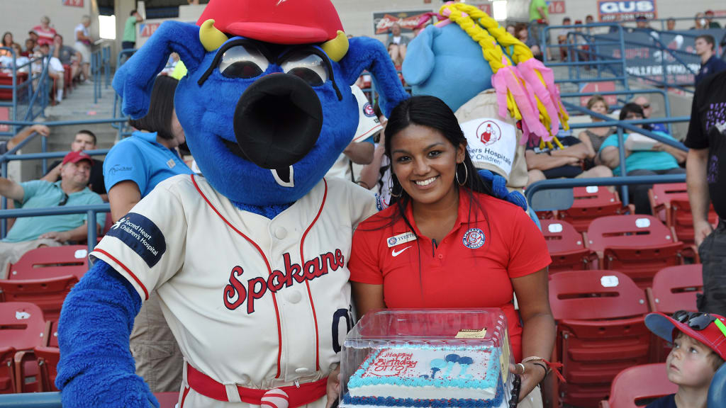 Yvette Yzaguirre on the job with Spokane.