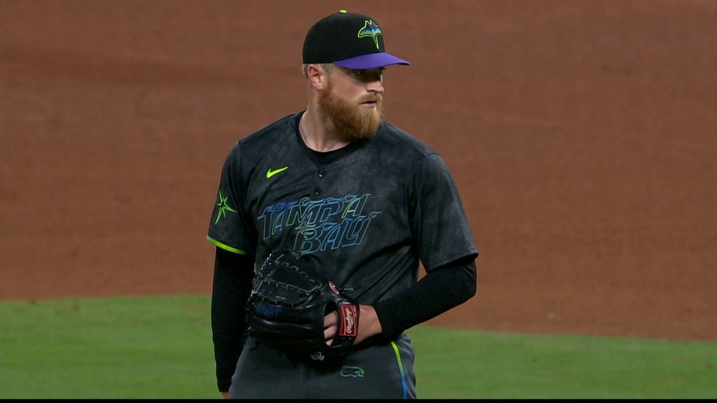 Drew Rasmussen strikes out the side