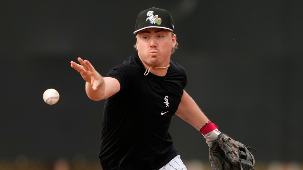 Chase Meidroth takes part in infield drills on Monday at Camelback Ranch.