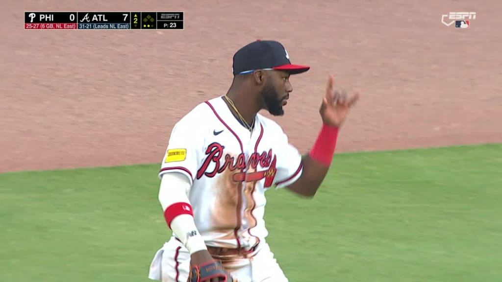 WATCH: Michael Harris II absolutely steals a home run away from Kyle  Schwarber - Sports Illustrated Atlanta Braves News, Analysis and More