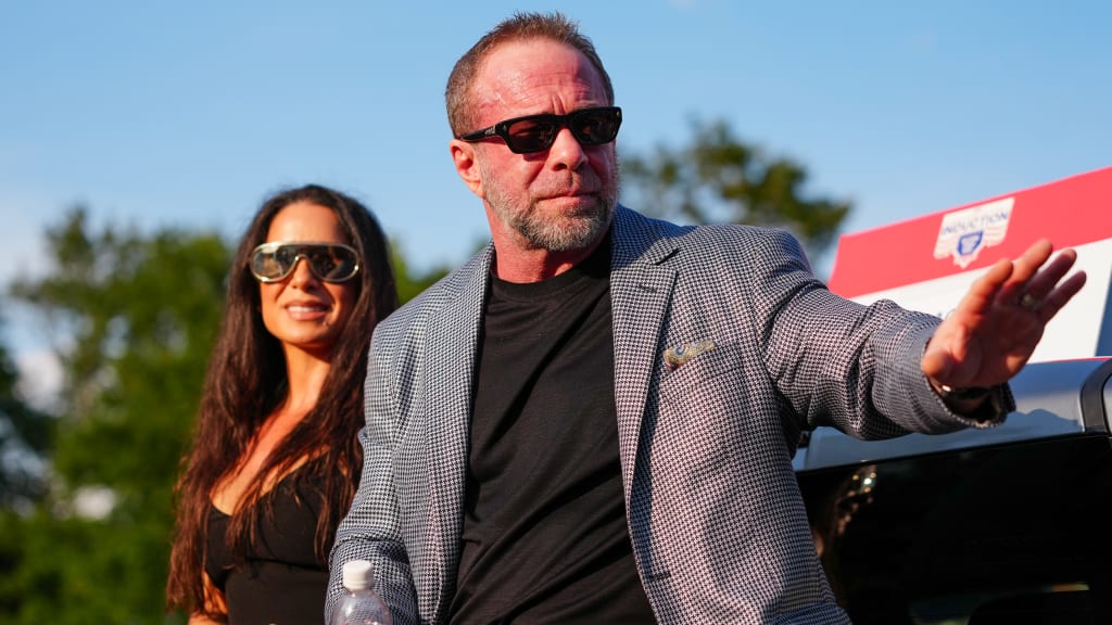 Rachel and Jeff Bagwell in Cooperstown this year