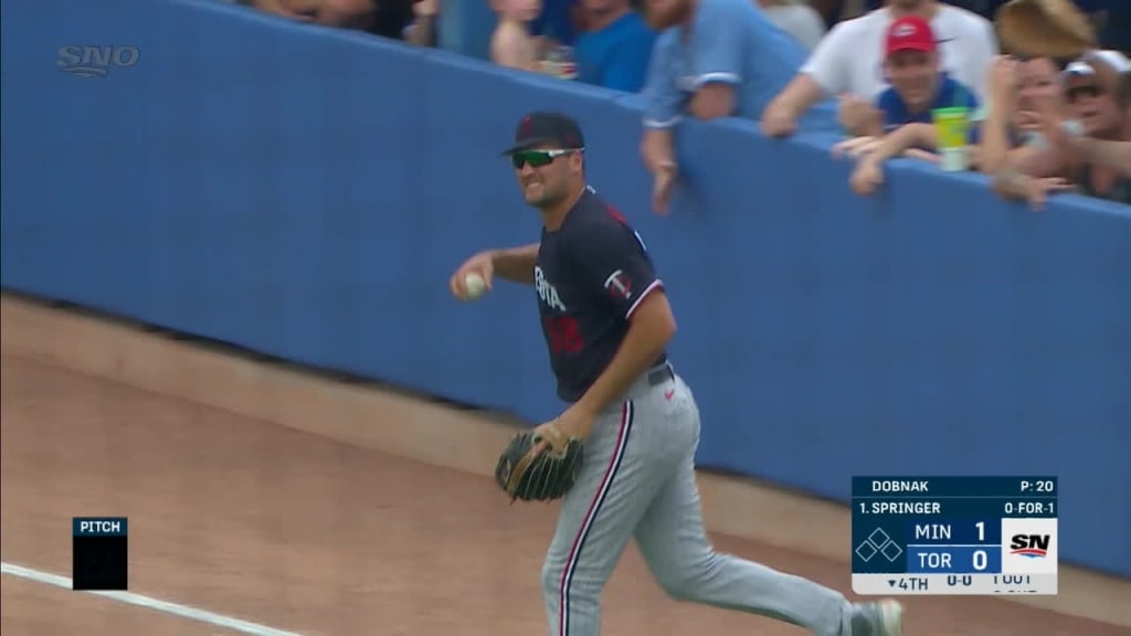 Matt Wallner's impressive catch