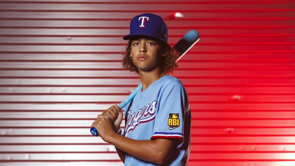 Dominik Harper represented the Texas Rangers Youth Academy at the Hank Aaron Invitational 44 Showcase Game in Birmingham, Alabama.