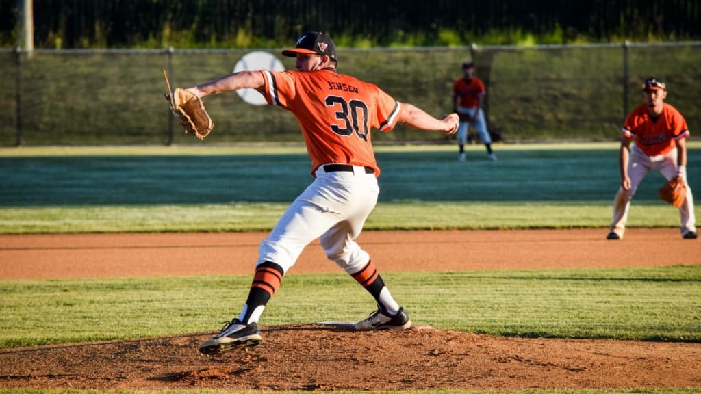 Jensen with the Macarthur Orioles. Photo by the Macarthur Orioles.