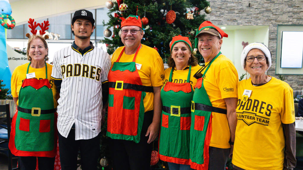 Yu Darvish and the Padres Volunteer Team at the Ronald McDonald House