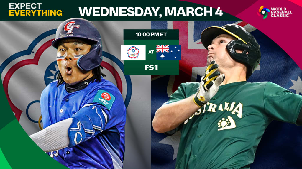 2026 World Baseball Classic begins tonight!