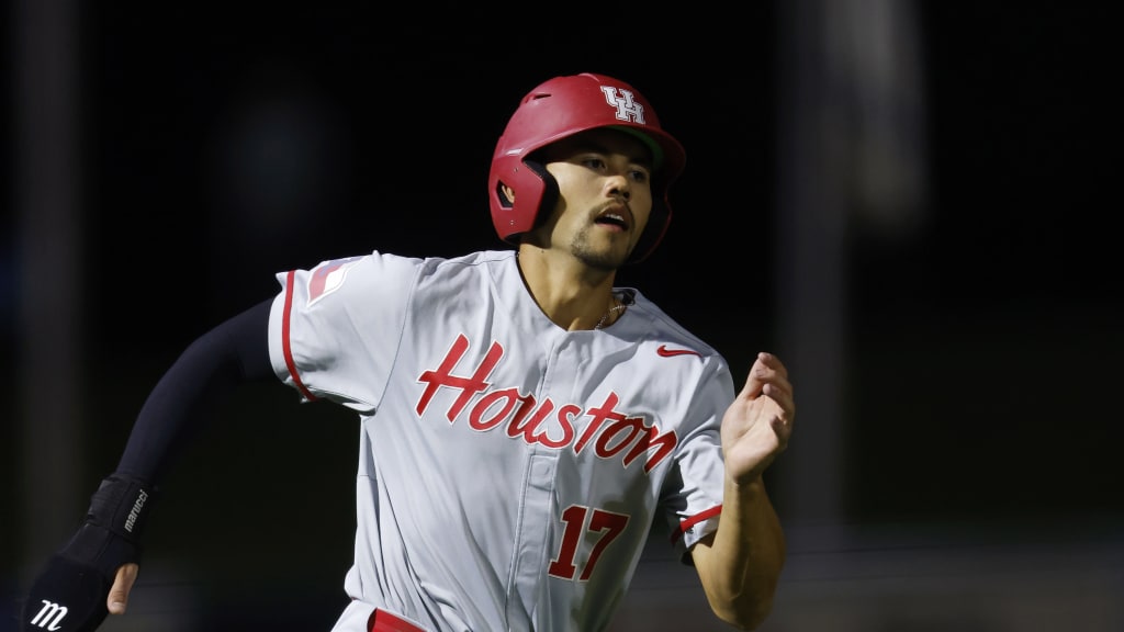 Connor McGinnis runs the bases against Rice on May 5.