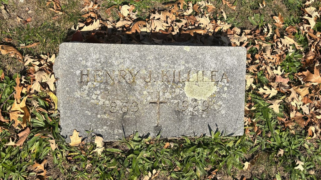 Henry J. Killilea's grave at Calvary Cemetery and Mausoleum on Story Hill in Milwaukee.