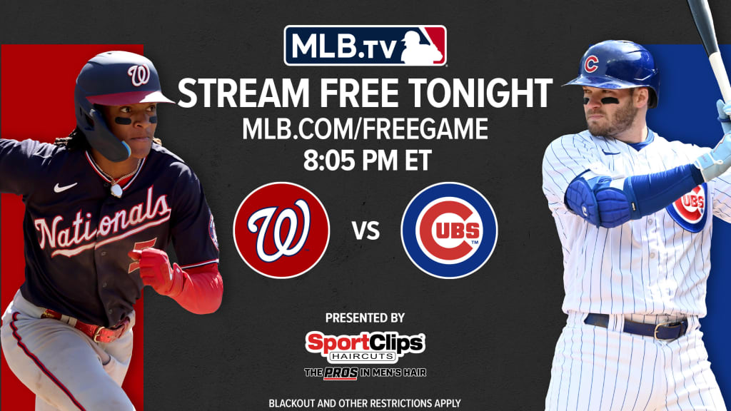 Kyle Hendricks, Cubs face Nationals on MLB.TV free game