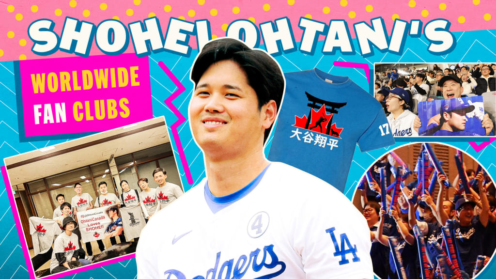 Shohei Ohtani has fan clubs all around the globe