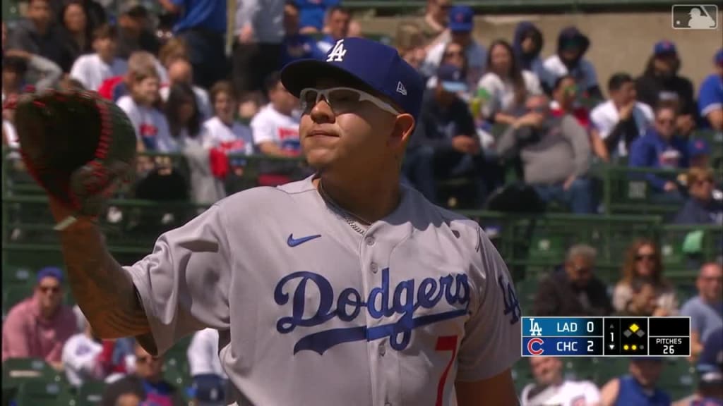 Julio Urías struggles, Dodgers are 1-hit by Cubs