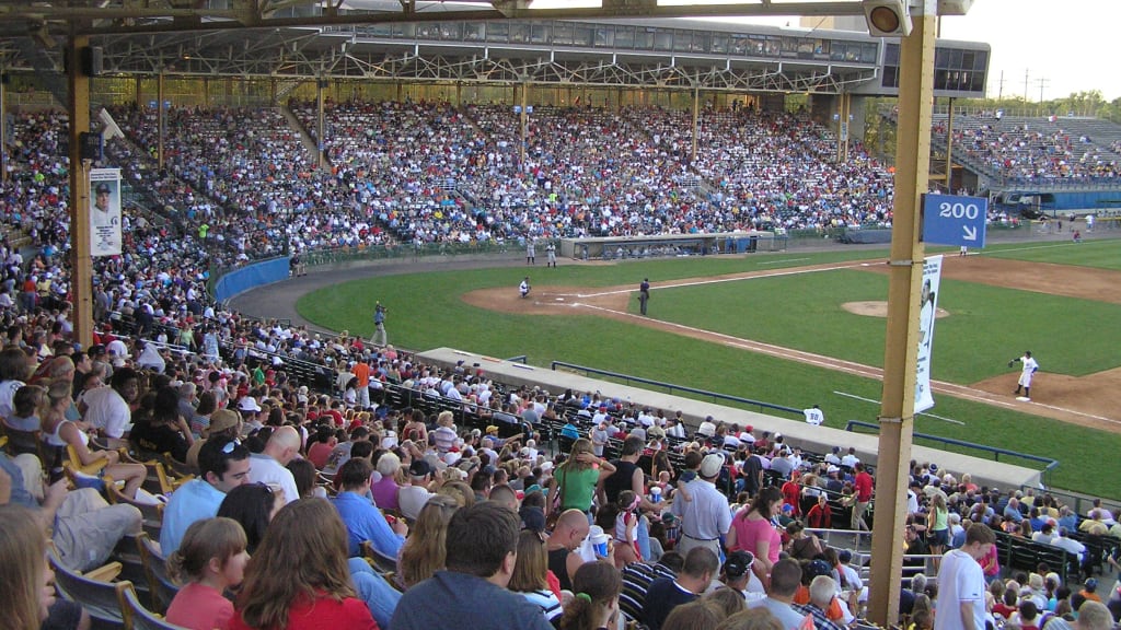 Cooper Stadium, home of the Columbus Clippers from 1977-2008.