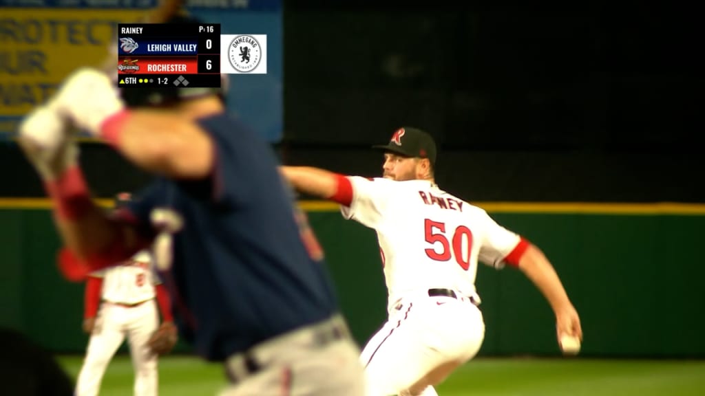 Tanner Rainey's three strikeouts