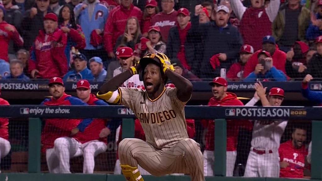 WATCH: Padres' Jurickson Profar ejected after arguing crucial check-swing  call in NLCS Game 3 