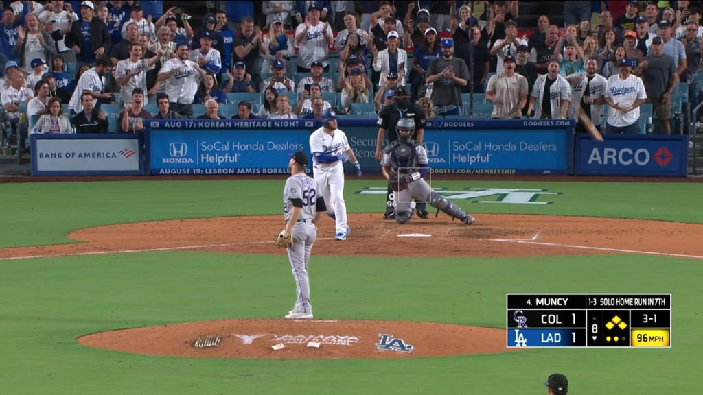 Enjoying a LA Dodgers game It's Korean Heritage Night.