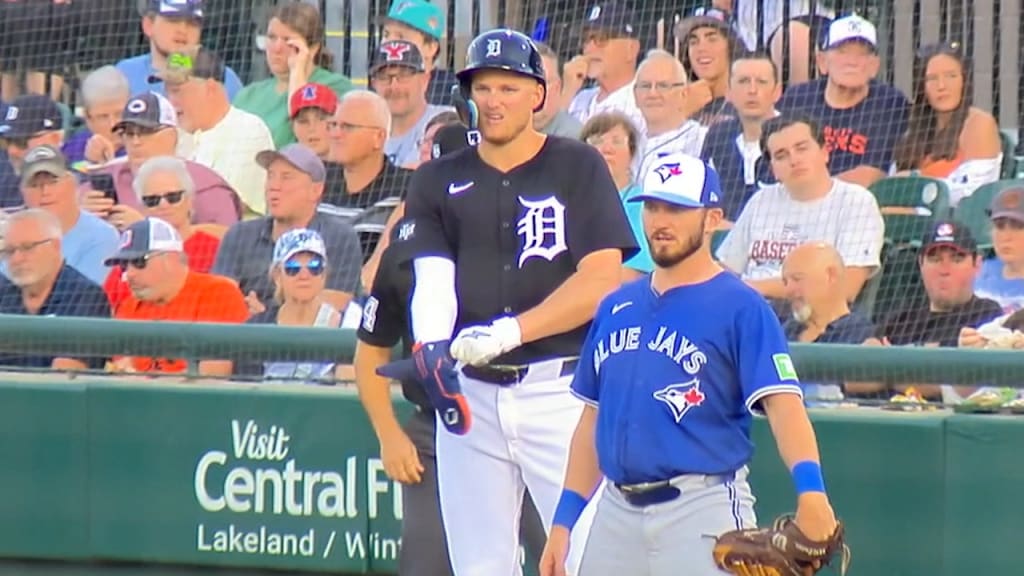 Parker Meadows records two-hit game