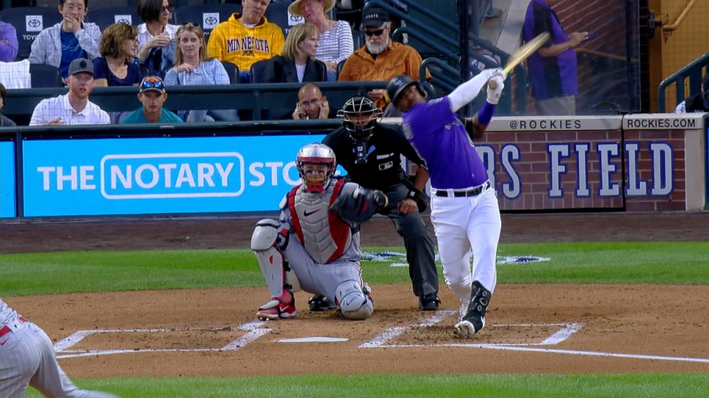 Charlie Blackmon sets MLB record for RBI by leadoff man in Rockies' win