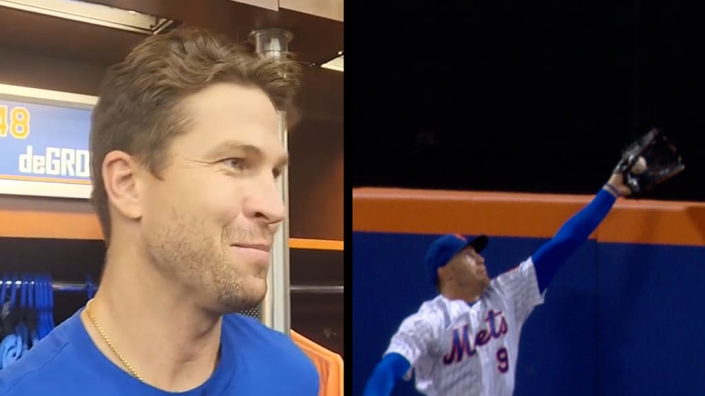 Mets' Brandon Nimmo delights Jacob deGrom with home run robbery