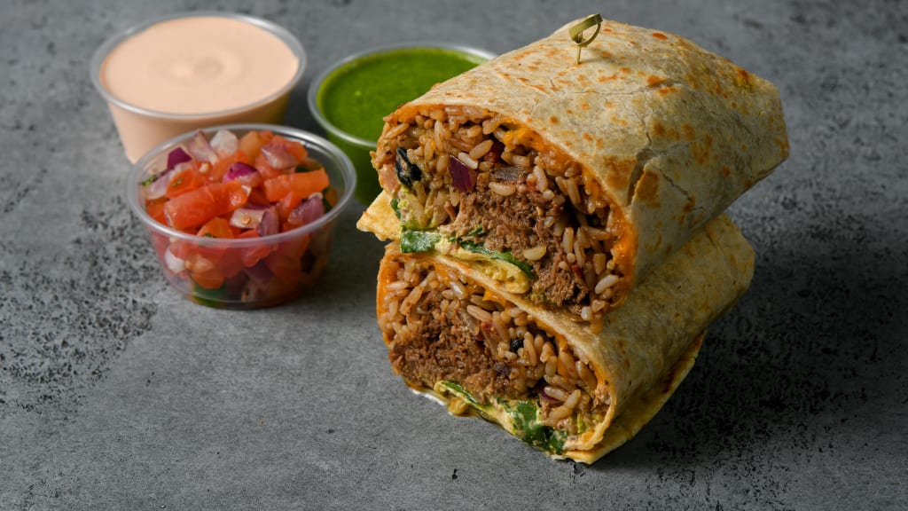 The beef barbacoa Bronx Burrito