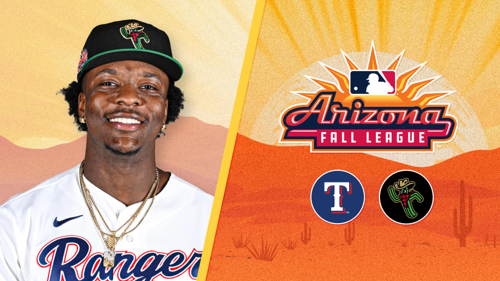 MLB.com editorial image for Texas Rangers: Rangers' Walcott -- highest-ranked prospect in the AFL -- appreciatin...