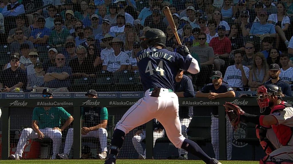 Mariners PR] Julio Rodríguez is the 6th player in Mariners history to join  the 20/20 club and the first since Mike Cameron in 2002. Rodríguez is the  12th rookie in MLB history