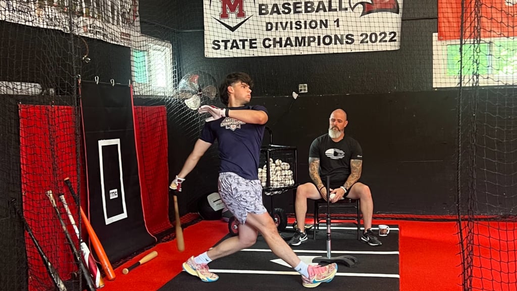 How a home batting cage built a prospect and strengthened a bond