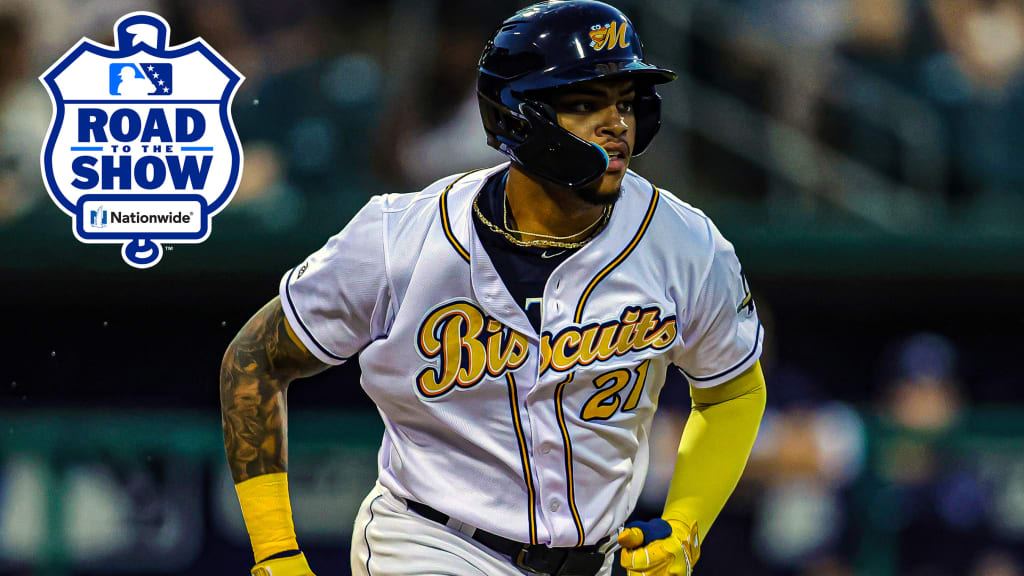 Xavier Isaac was promoted to Double-A Montgomery on Aug. 2.