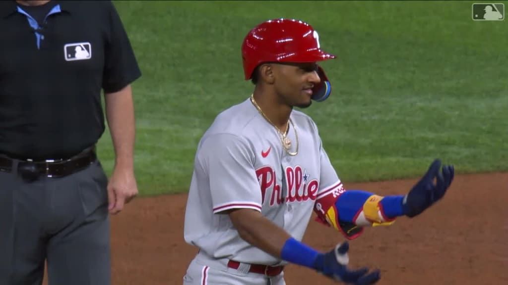 Johan Rojas' two-run double