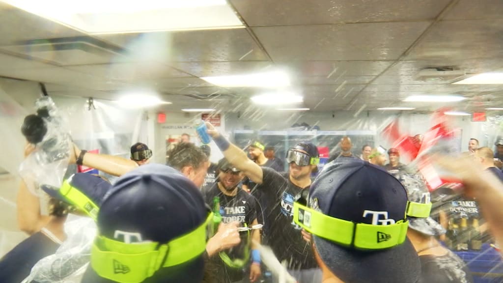Rays celebrate postseason clinch