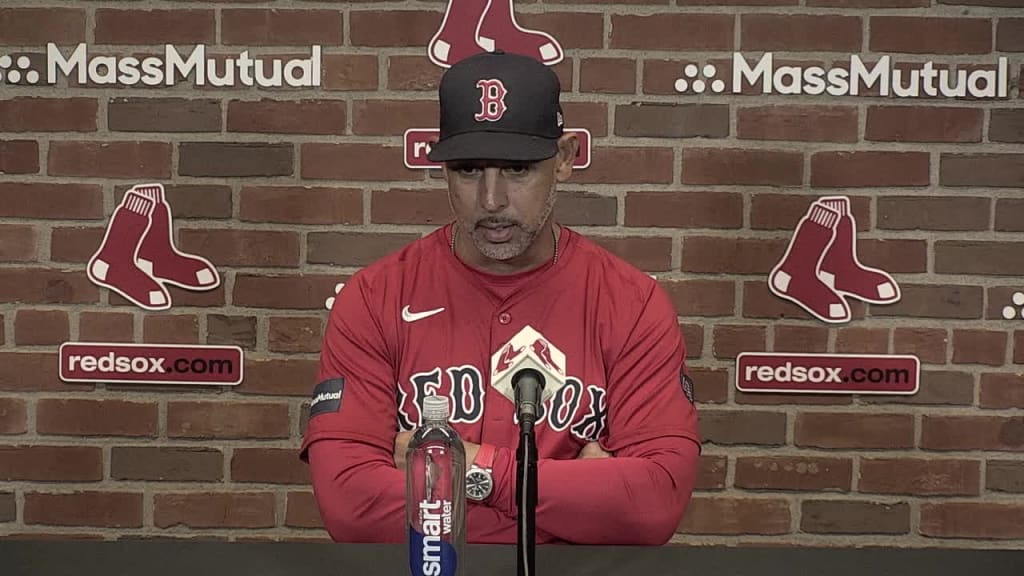 Alex Cora talks Brayan Bello's struggles, 12-2 loss