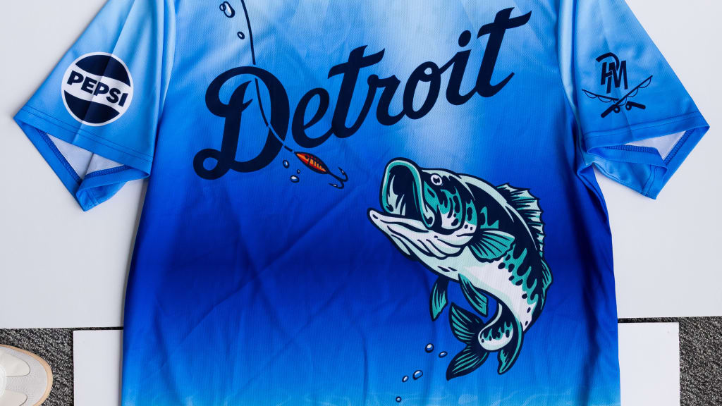 Tigers giving away Parker Meadows fishing jersey