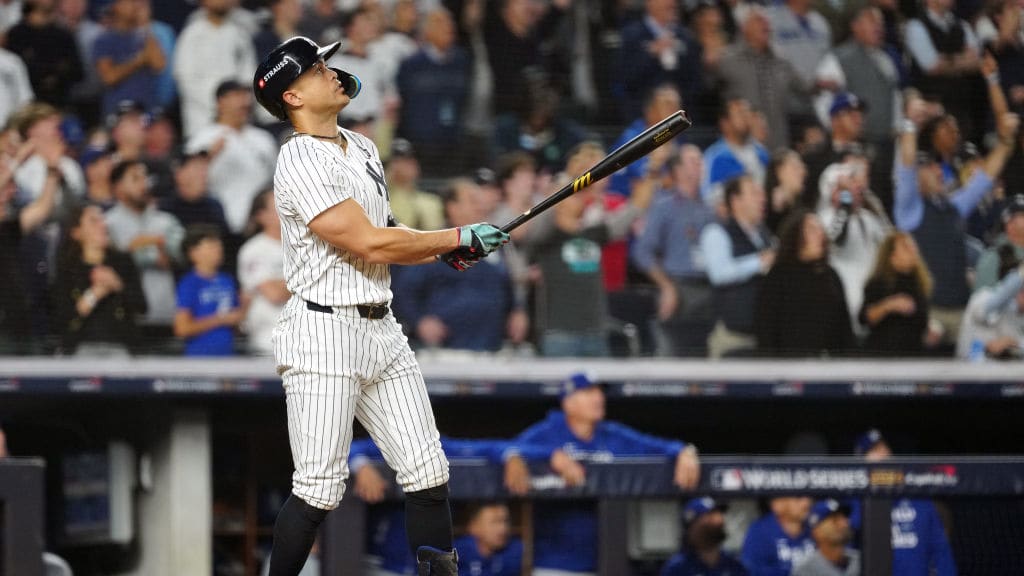 Giancarlo Stanton's seven postseason homers in 2024
