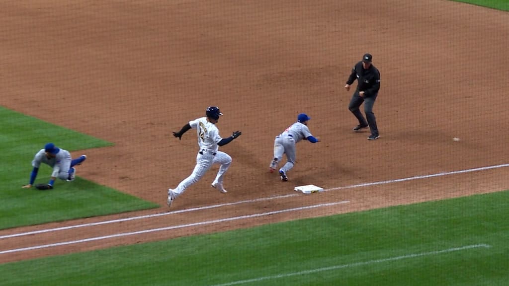 Yelich, Woodruff spark Brewers to 7-0 victory over Cubs