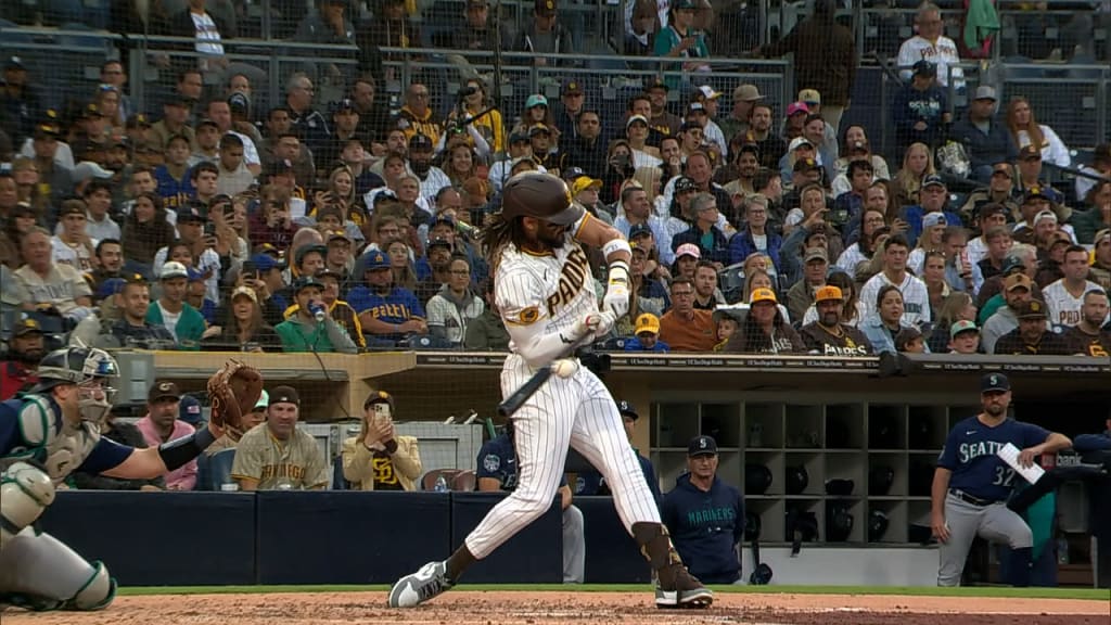 Rougned Odor of the San Diego Padres walks back to the dugout