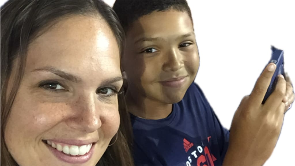 Cam Smith and his mom, Stephanie Hocza