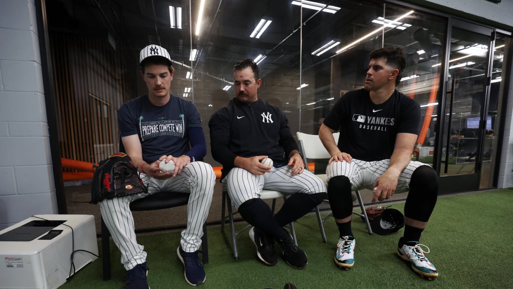 Rodón is no stranger to the precarious ups and downs of a pitcher’s life. Once a hotshot amateur prospect and the No. 3 overall pick of the White Sox in 2014, injuries stunted his big league development before he could reach his potential. But the left-hander has never stopped working to hone his craft. As a Yankee, Rodón is constantly drawing from those around him, such as when Fried (left) and Claiborne (center) helped him revive his sinker this past spring. (Photo Credit: New York Yankees)