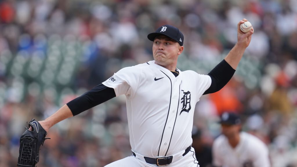 Skubal flirts with no-no as Tigers reel in sweep
