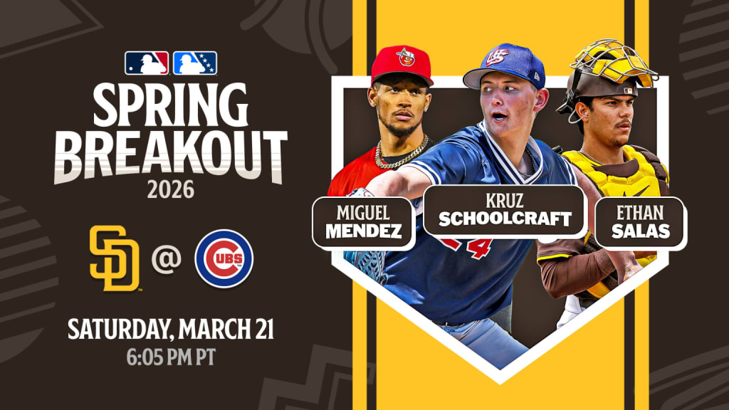 Padres release roster for Spring Breakout game