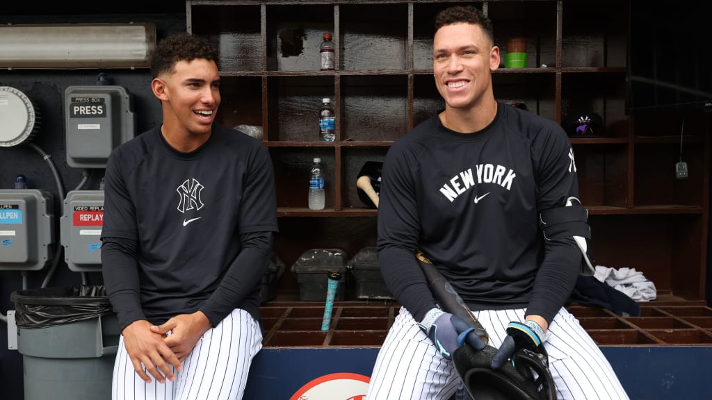 There is perhaps no better mentor for a hitter than Judge (right), whose brain Lombard got to pick during Spring Training the last two years. The three-time AL MVP, another top prospect who more than lived up to the hype, has been impressed by the 21-year-old’s maturity. “I couldn’t imagine being his age in Spring Training with the New York Yankees,” Judge said. “The composure he has, he’s built for New York.” (Photo Credit: New York Yankees)