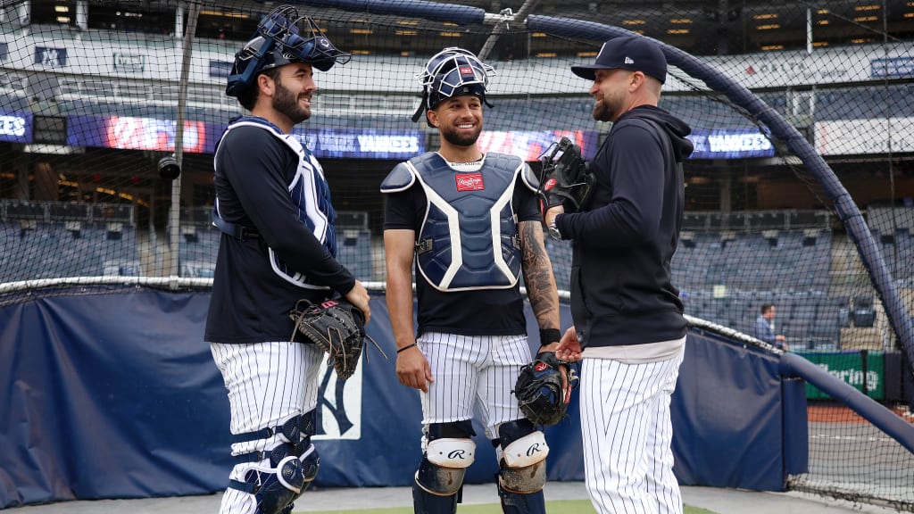 Wells puts in the effort every day to make sure that he’s the best catcher he can be. Working with Swanson (R) and Escarra (C), Wells studies every aspect of the craft. Both he and Swanson take great pride in noting that video of him catching back in college would look unrecognizable today, and both are equally excited about the strides he still can take.