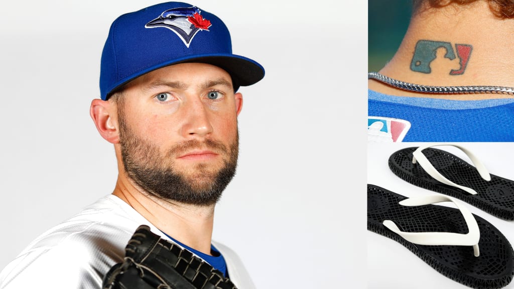 A neck tattoo? Flip flops? Tim Mayza's teammates think either would give an edge to the clean-cut reliever.