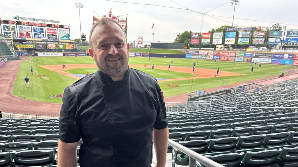 Allesandro Buccino, a native of Italy, is the Lehigh Valley IronPigs' executive chef.