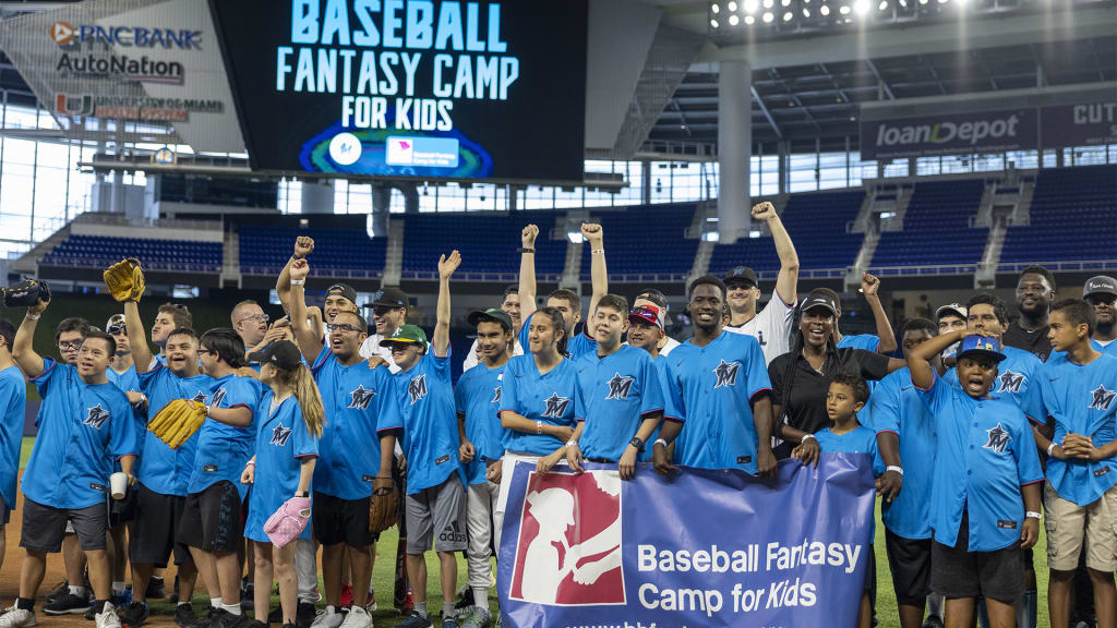 Miami Marlins hold Baseball Fantasy Camp for kids with disabilities 